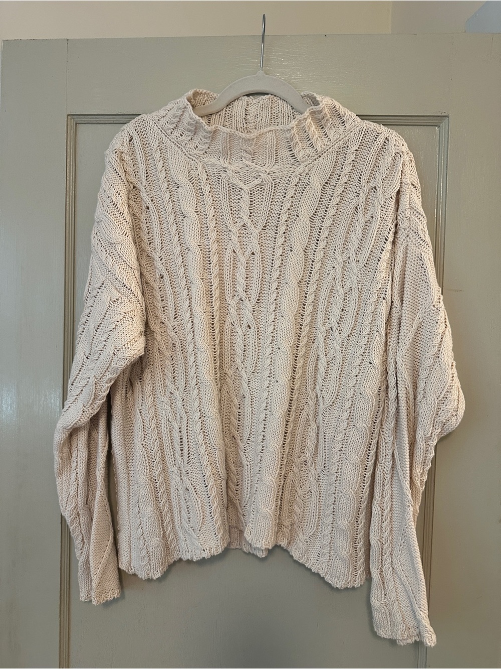 Honest Cotton Charlie Cable Knit Sweater - Picture 3 of 5